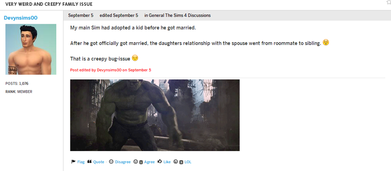 Illustration for article titled The Sims Forums Are My New Favorite Place On The Internet